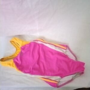 Speedo Pink and Yellow Swimsuit